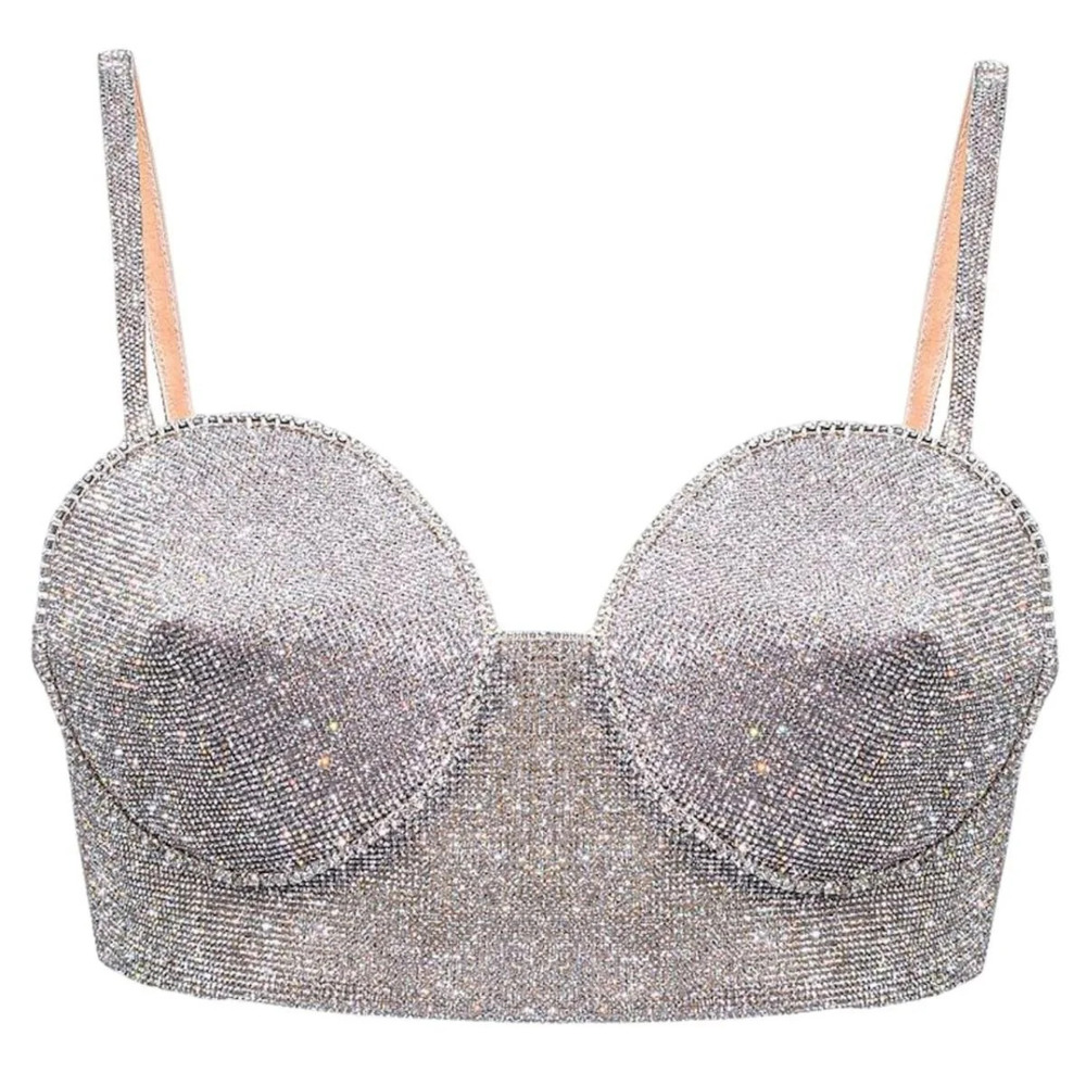 NUÉ - Jane Crystal Bullet Bra - M